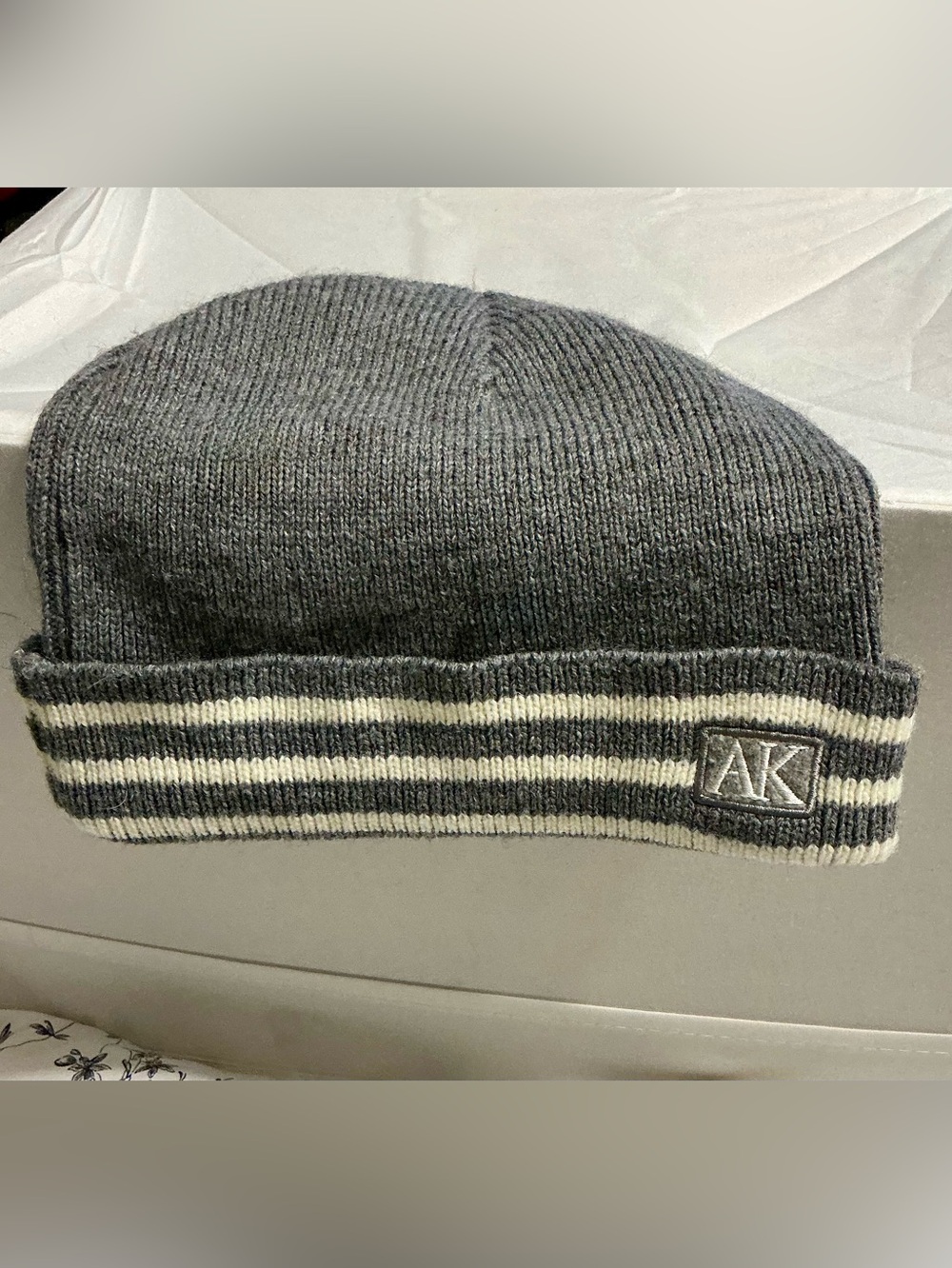 🎉3 for15🎉 Anne Klein Simple Knit Winter Toque Hat with Striped Rim